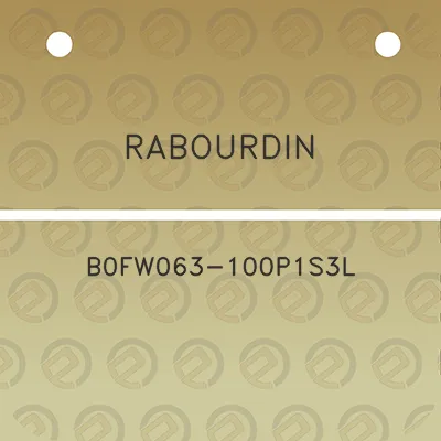 rabourdin-b0fw063-100p1s3l