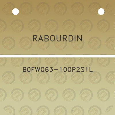 rabourdin-b0fw063-100p2s1l