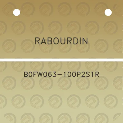 rabourdin-b0fw063-100p2s1r