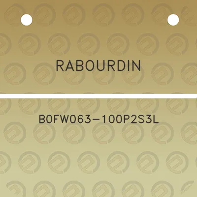 rabourdin-b0fw063-100p2s3l