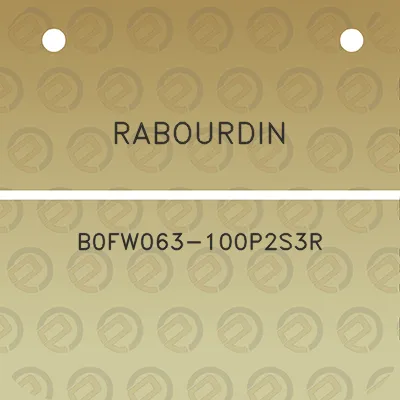 rabourdin-b0fw063-100p2s3r