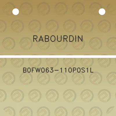 rabourdin-b0fw063-110p0s1l