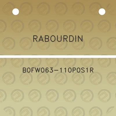 rabourdin-b0fw063-110p0s1r