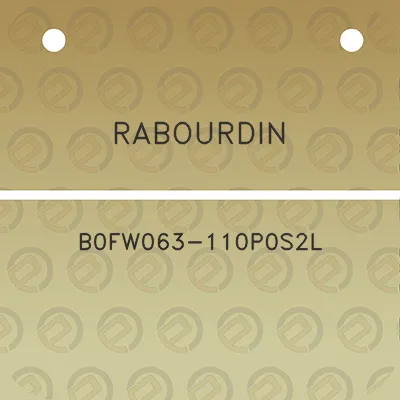 rabourdin-b0fw063-110p0s2l