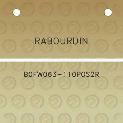 rabourdin-b0fw063-110p0s2r