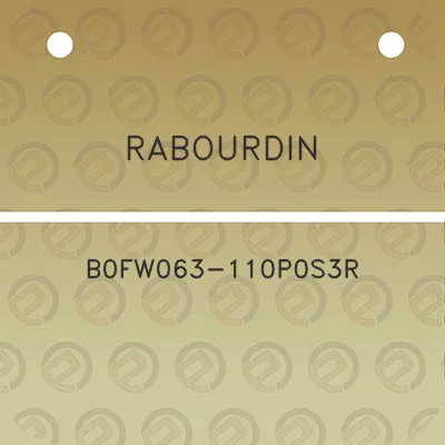 rabourdin-b0fw063-110p0s3r