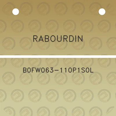 rabourdin-b0fw063-110p1s0l