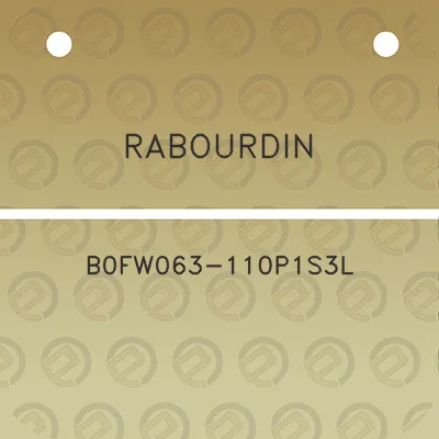 rabourdin-b0fw063-110p1s3l