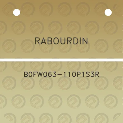 rabourdin-b0fw063-110p1s3r