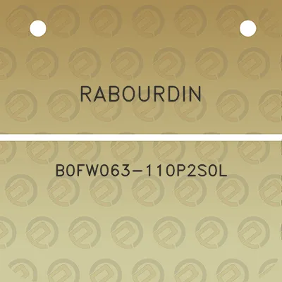 rabourdin-b0fw063-110p2s0l