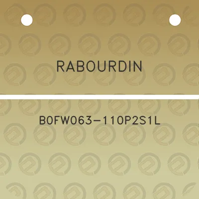 rabourdin-b0fw063-110p2s1l