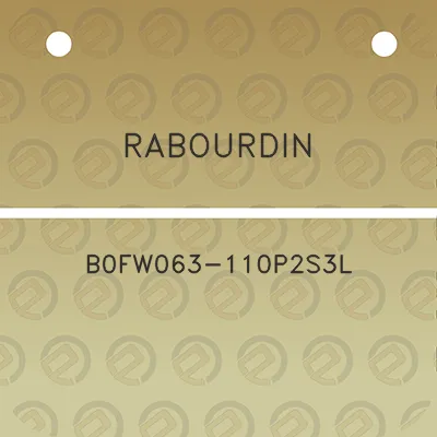 rabourdin-b0fw063-110p2s3l