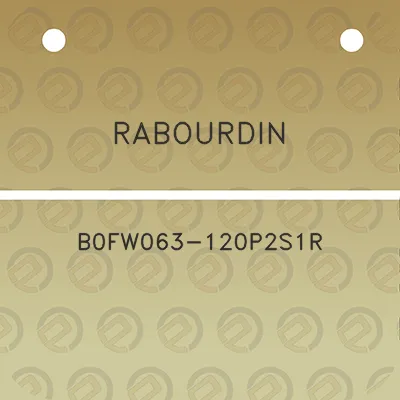 rabourdin-b0fw063-120p2s1r