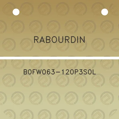 rabourdin-b0fw063-120p3s0l