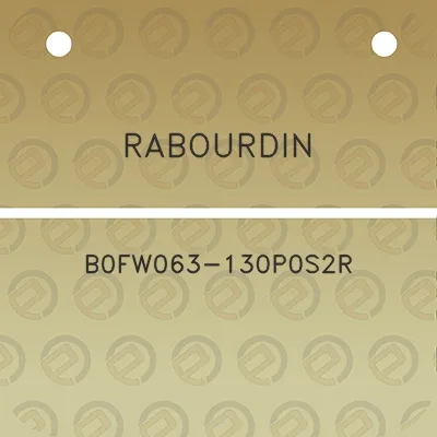 rabourdin-b0fw063-130p0s2r