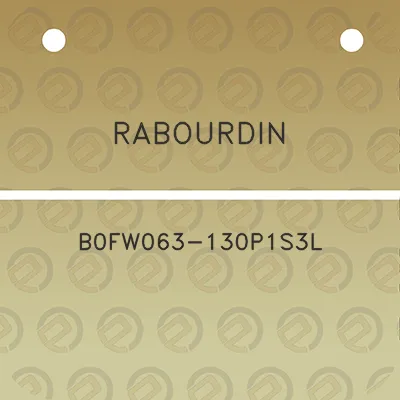 rabourdin-b0fw063-130p1s3l