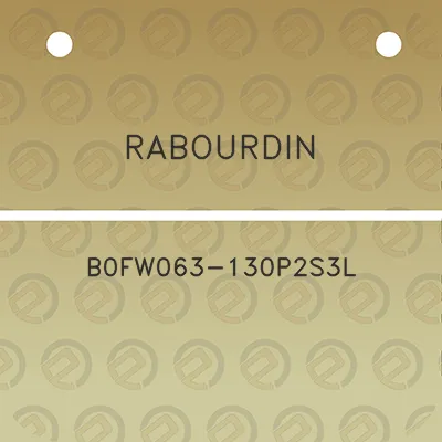 rabourdin-b0fw063-130p2s3l