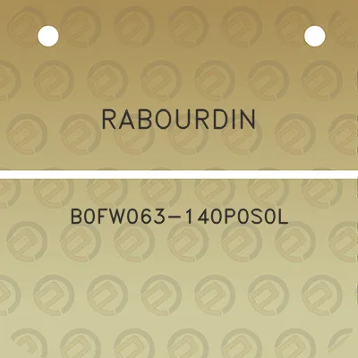 rabourdin-b0fw063-140p0s0l