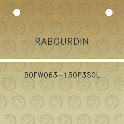 rabourdin-b0fw063-150p3s0l