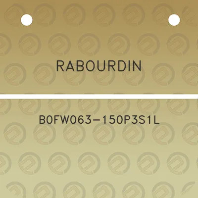 rabourdin-b0fw063-150p3s1l