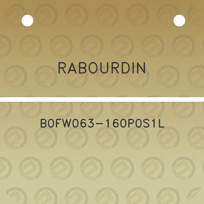 rabourdin-b0fw063-160p0s1l