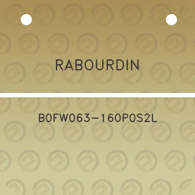 rabourdin-b0fw063-160p0s2l