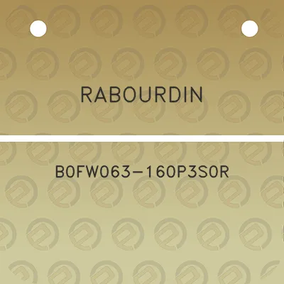 rabourdin-b0fw063-160p3s0r