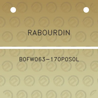 rabourdin-b0fw063-170p0s0l