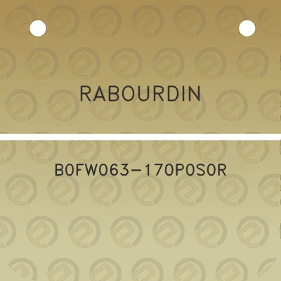 rabourdin-b0fw063-170p0s0r