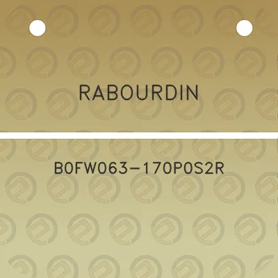 rabourdin-b0fw063-170p0s2r