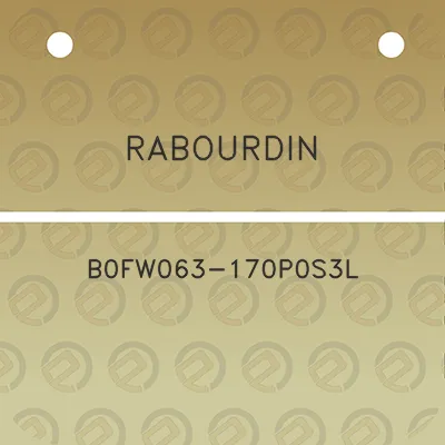 rabourdin-b0fw063-170p0s3l