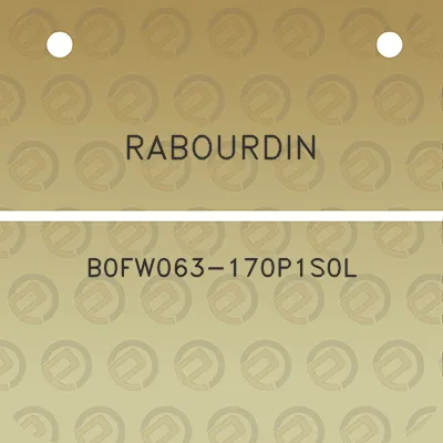 rabourdin-b0fw063-170p1s0l