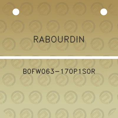 rabourdin-b0fw063-170p1s0r