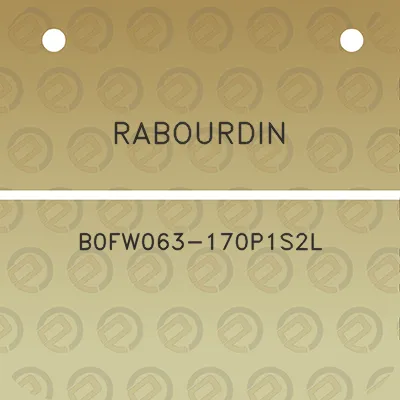 rabourdin-b0fw063-170p1s2l