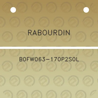 rabourdin-b0fw063-170p2s0l