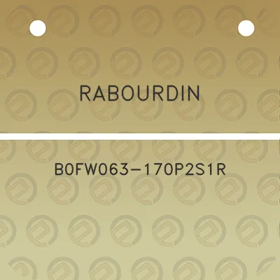 rabourdin-b0fw063-170p2s1r