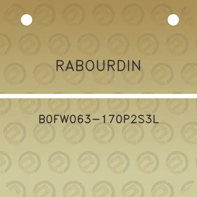 rabourdin-b0fw063-170p2s3l