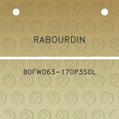 rabourdin-b0fw063-170p3s0l