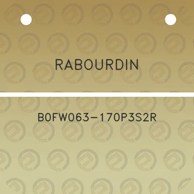 rabourdin-b0fw063-170p3s2r