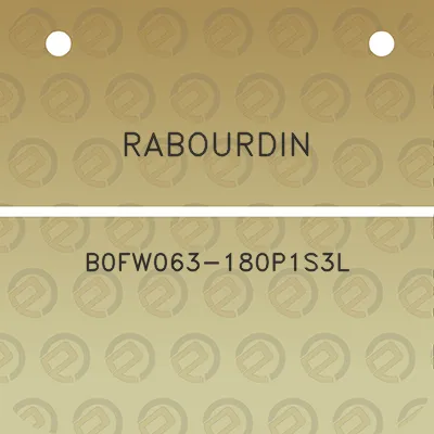 rabourdin-b0fw063-180p1s3l