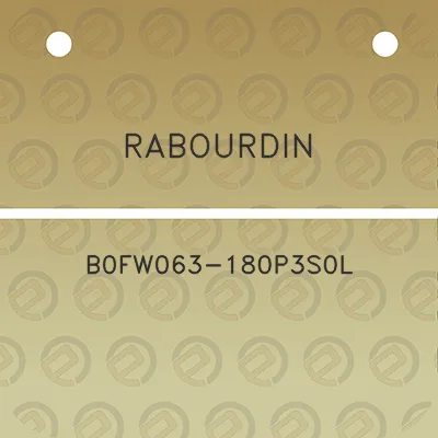 rabourdin-b0fw063-180p3s0l