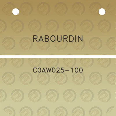 rabourdin-c0aw025-100