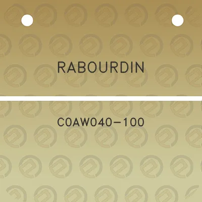 rabourdin-c0aw040-100