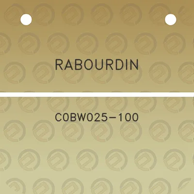 rabourdin-c0bw025-100