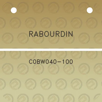 rabourdin-c0bw040-100