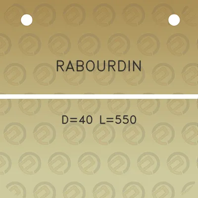 rabourdin-d40-l550