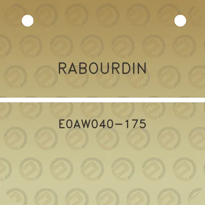 rabourdin-e0aw040-175