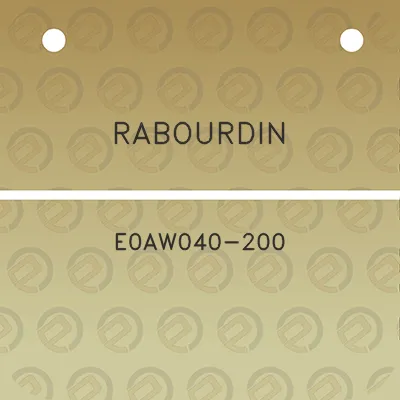 rabourdin-e0aw040-200