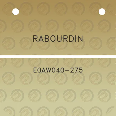 rabourdin-e0aw040-275