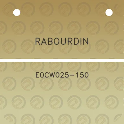 rabourdin-e0cw025-150